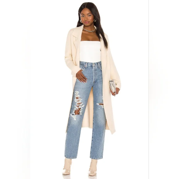 COH Citizens Of Humanity Emery Long Mid Rise Relaxed Straight Jeans Size 23 - Picture 7 of 16